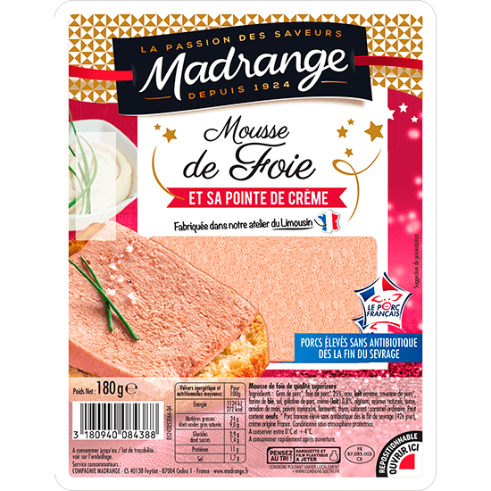 Mousse de foie et sa pointe de crème