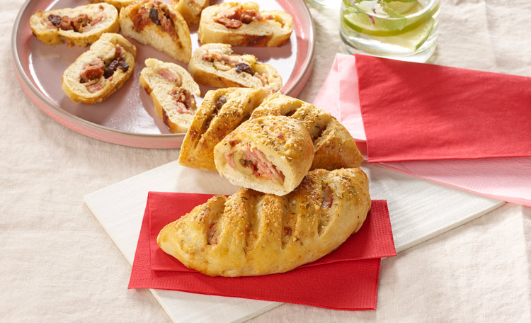 Recette de fougasse au jambon blanc