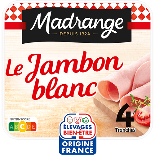 Jambon blanc 4 tranches Madrange