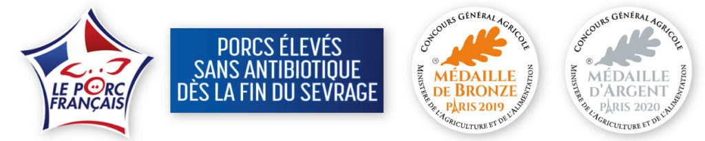 logos et récompenses mousse de foie