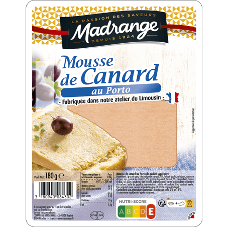 Mousse de canard au Porto Madrange