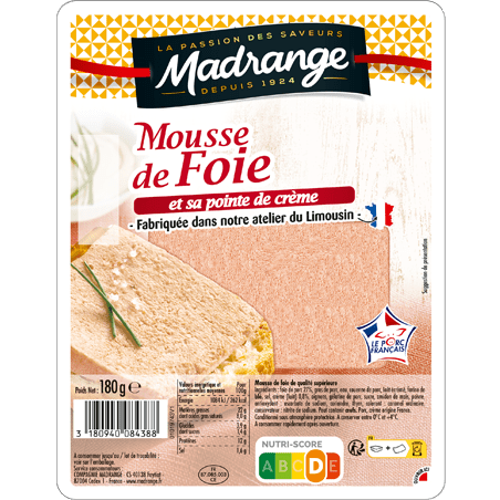 Mousse de foie et sa pointe de crème