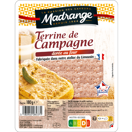 Terrine de campagne dorée au four