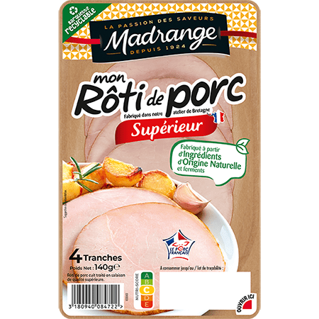 Mon rôti de porc supérieur Madrange