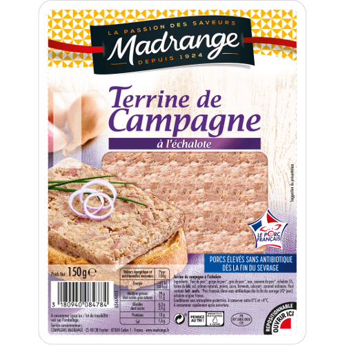 Terrine de campagne <br><i>à l’échalote</i>