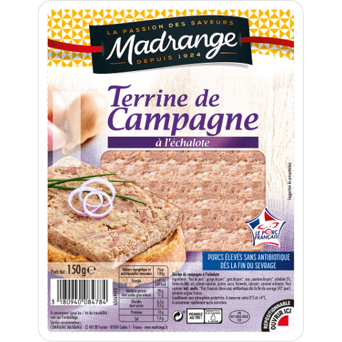 Terrine de campagne à l’échalote