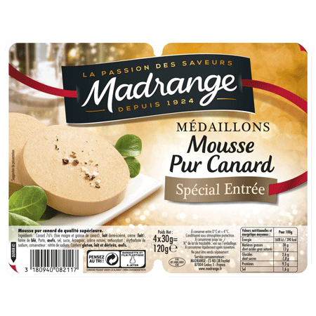 Médaillons Mousse pur Canard <br><i>Spécial Entrée</i>