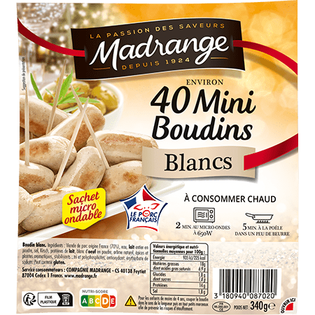 mini-boudins blancs