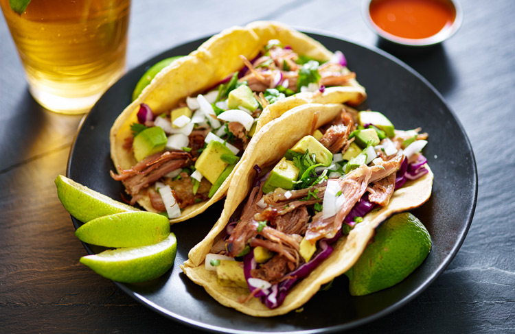 Tacos aux ribs effilochés