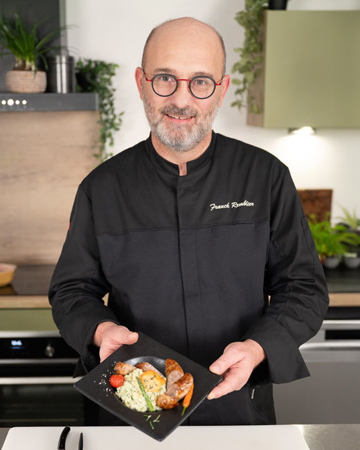 Franck présente son risotto aux Saucisses de Toulouse Madrange