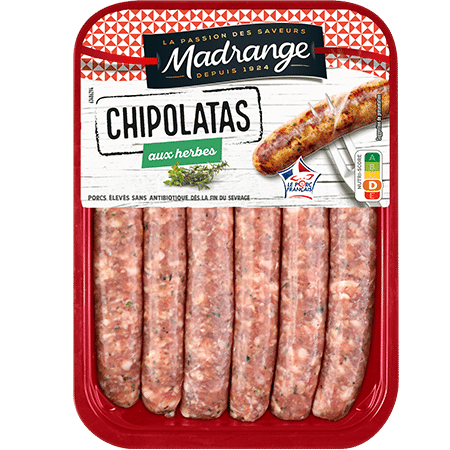 Chipolatas aux herbes Madrange