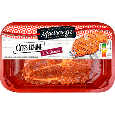 Côtes échine <br><i>à la Texane</i>