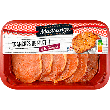 Tranches de filet <br><i>à la Texane</i>