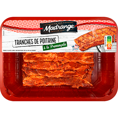 Tranches de poitrine à la provençale