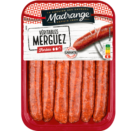 Véritables merguez fortes Madrange