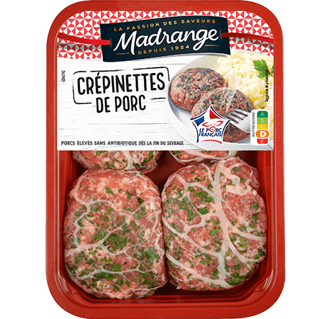 Crépinettes de porc Madrange