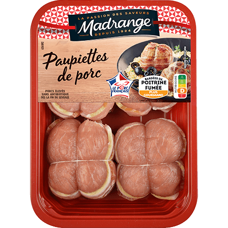 Paupiettes de porc lardées