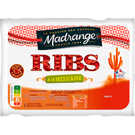 Demi-ribs saveur mexicaine