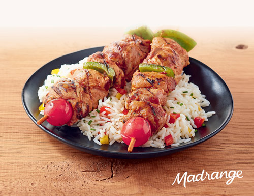 visuel d'ambiance des brochettes d'araignée à l'andalouse