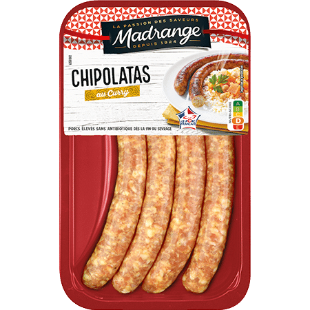 Chipolatas <br><i>au Curry</i>