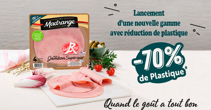 Gamme éco-conçue Madrange avec réduction de plastique