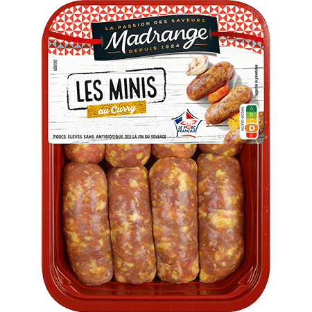Mini-saucisses <br><i>au curry</i>
