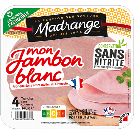 Mon Jambon Blanc Conservation Sans Nitrite