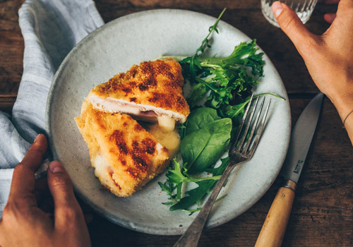 Cordon Bleu au Reblochon et jambon par Megandcook