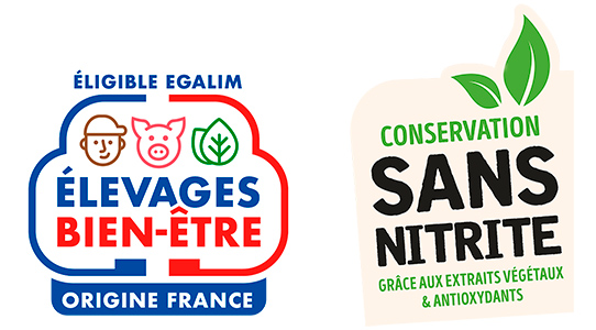 logos Elevages bien-être et conservation sans nitrite