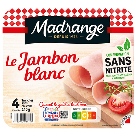 Le Jambon Blanc Conservation Sans Nitrite