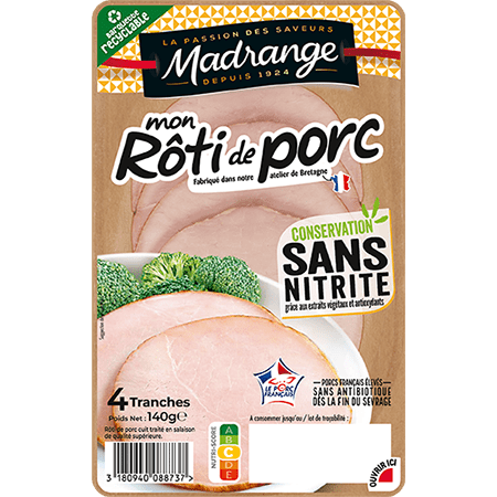 Rôti de porc sans nitrite