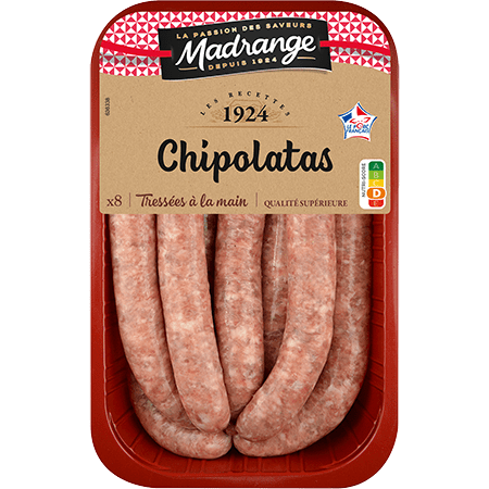 Chipolatas tressées à la main