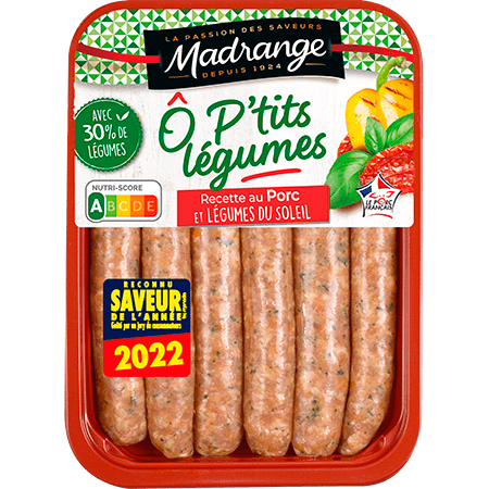 Chipolatas aux légumes du soleil Madrange