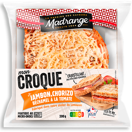 Croque-monsieur jambon chorizo