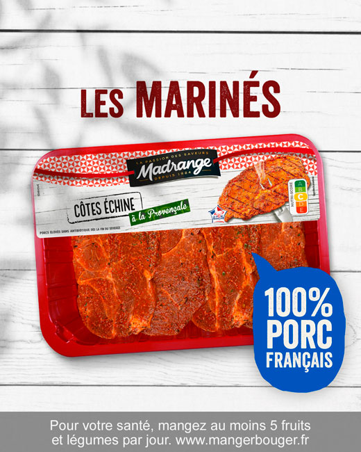 viandes marinées