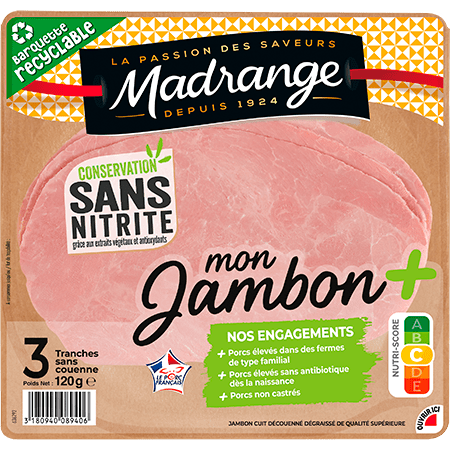 Mon Jambon + Conservation sans nitrite