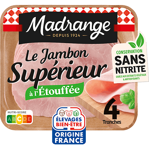 Le Jambon Supérieur à l&rsquo;Étouffée Conservation Sans Nitrite