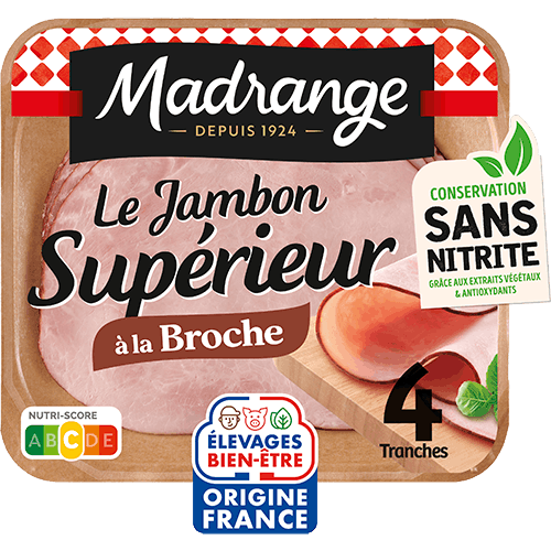 Le Jambon Supérieur à la Broche Conservation sans nitrite