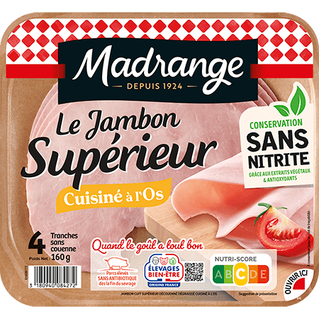 Le Jambon Supérieur Cuisiné à l’os Conservation sans nitrite