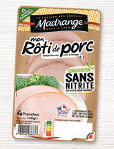 Mon Rôti de porc Conservation sans nitrite