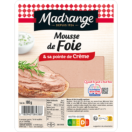 Mousse de foie et sa pointe de crème