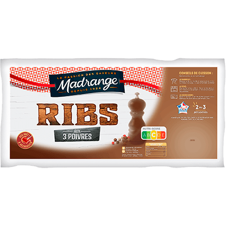 Ribs aux 3 poivres