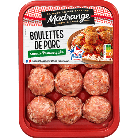 Boulettes de porc à la provençale Madrange