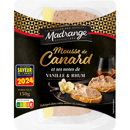 Mousse de canard et ses notes de vanille & rhum