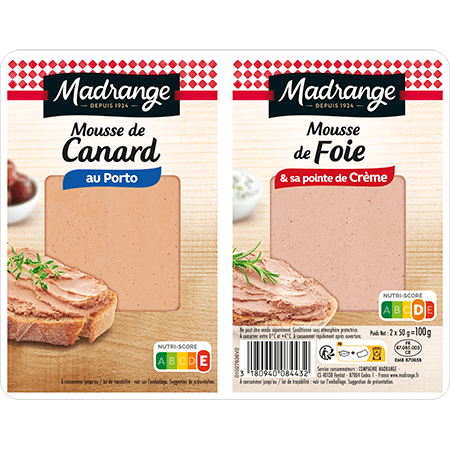 Mousse de canard au porto & mousse de foie et sa pointe de crème