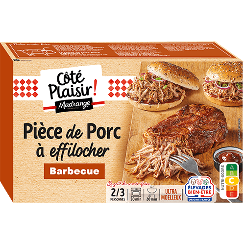 Pièce de porc à effilocher saveur barbecue