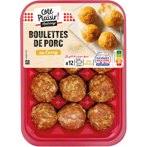 Boulettes de porc au curry