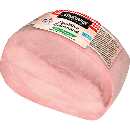 Demi-Jambon Cuit Equilibre Gourmand sans couenne -25% sel*