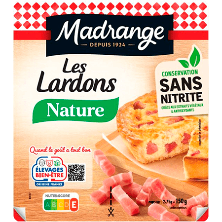 Les lardons nature