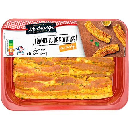 Tranches de poitrine au curry